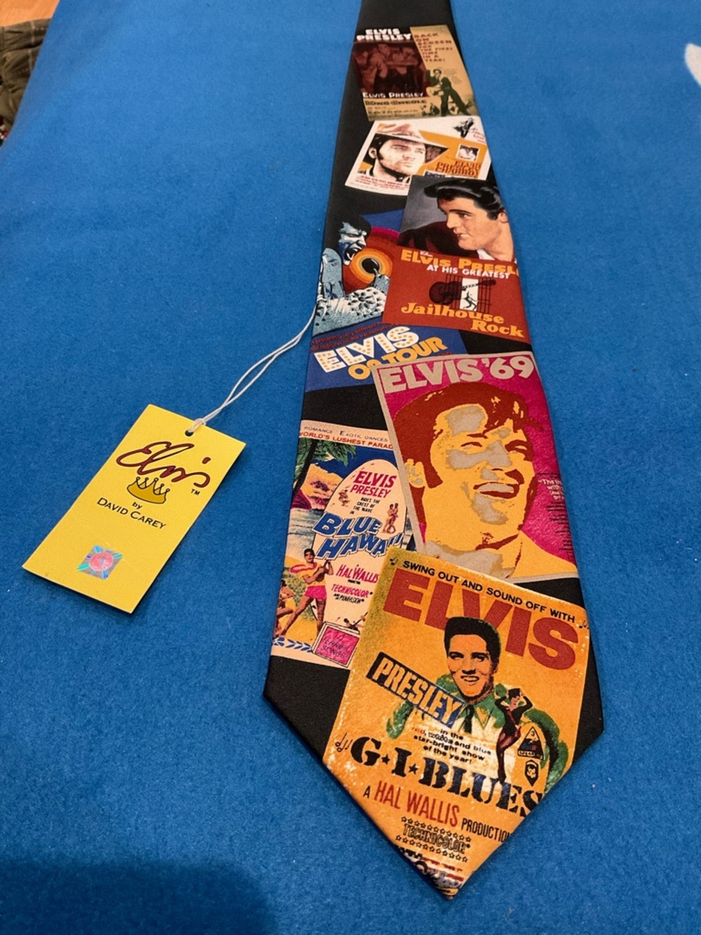 Elvis Presley Collage Silk Necktie - Multi